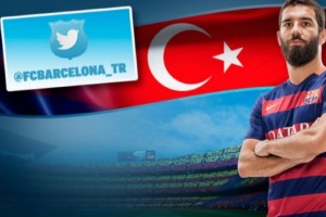 Barcelona lanza en Twitter un perfil en turco por Arda Turan