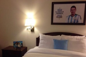 La concentraci&oacute;n de Argentina en la Copa Am&eacute;rica