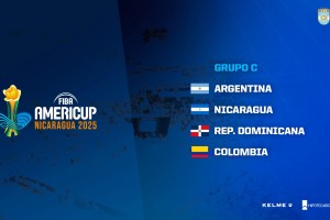 Argentina conoce a sus rivales de la AmeriCup 2025 de Nicaragua
