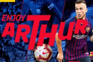 FC Barcelona present&oacute; a Arthur mediante un video que revelar&iacute;a la salida de un futbolista