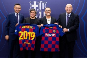 El Barcelona cerr&oacute; una alianza con Sony Music para generar experiencias de entretenimiento