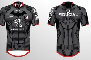 Una camiseta inspirada en el traje de Batman en el rugby de Francia