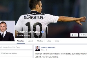 Enojado con la prensa, Berbatov decidi&oacute; entrevistarse a s&iacute; mismo