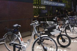 Las bicicletas Peugeot en el Salón del Automóvil 