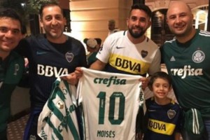Los hinchas que ayudaron a un dirigente de Palmeiras en La Boca y fueron invitados a Brasil