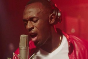 De la pista al estudio: Bolt debut&oacute; como cantante y es furor