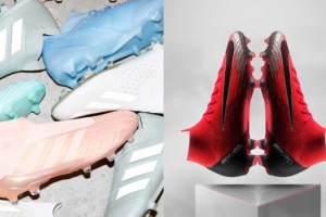 Messi y Cristiano Ronaldo estrenan botines en la UEFA Champions League