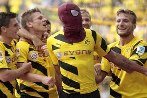 Los jugadores de la Bundesliga se convirtieron en superh&eacute;roes