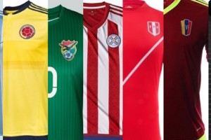 Todas las camisetas de la Copa Am&eacute;rica 2015