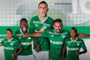 Umbro present&oacute; las tres nuevas camisetas de Deportivo Cali para el 2016