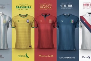 As&iacute; ser&iacute;an las camisetas de selecciones si fuesen fabricadas por marcas de lujo 