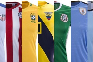 Todas las camisetas de la Copa Am&eacute;rica Centenario