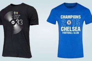 Chelsea y Juventus festejaron sus t&iacute;tulos con indumentaria especial