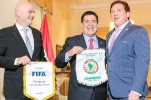 El presidente paraguayo confirm&oacute; que se podr&aacute; ver la Copa Am&eacute;rica Centenario en su pa&iacute;s