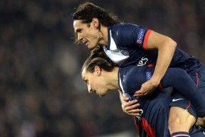 Edinson Cavani igualó un histórico récord de Zlatan Ibrahimovic en el PSG 