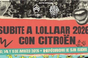 Citroën: automotriz oficial de Lollapalooza Argentina 2026
