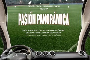 Junto a Citro&euml;n, los hinchas ver&aacute;n el Supercl&aacute;sico desde un C3 en pleno campo de juego
