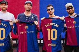 Se viene El Clásico y el Barcelona lucirá el logo de Coldplay en el frente de su camiseta