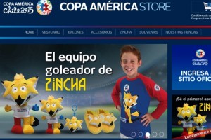 La Copa Am&eacute;rica de Chile 2015 present&oacute; su tienda oficial