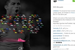 As&iacute; celebr&oacute; Cristiano Ronaldo tras superar los 500 goles en su carrera