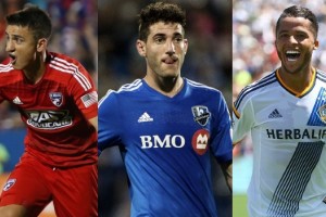 Mauro Díaz, Piatti y Gio Dos Santos, en el once ideal de la MLS