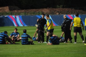 Los Teros entrenaron en doble horario y disfrutaron de un asado en Gales