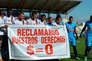 Los futbolistas de Ecuador en huelga por tiempo indeterminado