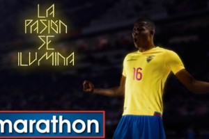 Marathon present&oacute; la nueva camiseta de Ecuador para las Eliminatorias