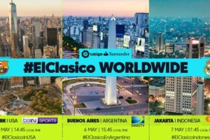 De Buenos Aires a New York pasando por Yakarta, todas las ciudades en donde El Cl&aacute;sico ser&aacute; un evento
