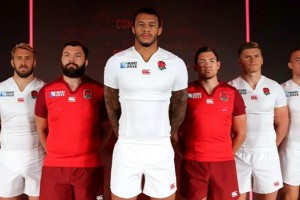 Canterbury present&oacute; las camisetas de Inglaterra para el Mundial de Rugby