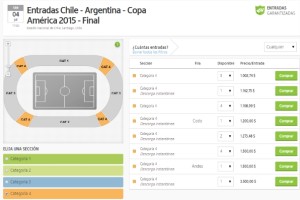 La reventa para la final de la Copa Am&eacute;rica llega hasta los 5 mil d&oacute;lares
