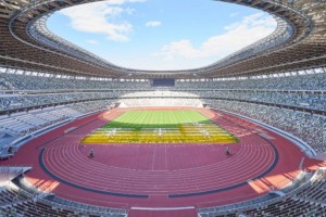 Ya está terminado el estadio olímpico de Tokio 2020