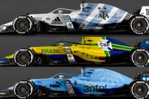 Así serían los autos de Fórmula 1 con el diseño de las selecciones mundialistas