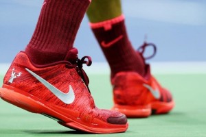 Federer estrenó su propio modelo especial de zapatillas para el US Open