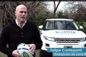 Land Rover y Contepomi sorprendieron a la mascota argentina para la RWC 2015