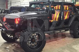 El &uacute;ltimo lujo de Mayweather: asientos de cuero de reptil para su Jeep