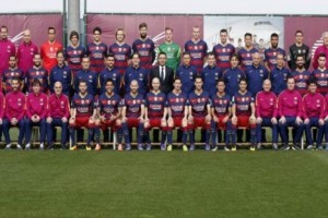 Barcelona realiz&oacute; la foto oficial de su plantel