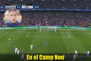 El YouTuber argentino que es furor parodiando la remontada del Barcelona con Enrique Iglesias