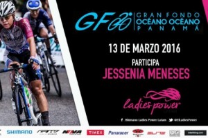 Jessenia Meneses estar&aacute; en la Gran Fondo de Panam&aacute;