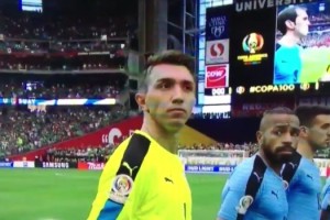 En la Copa Am&eacute;rica, a Uruguay le pusieron el himno de Chile