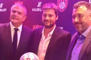 San Lorenzo present&oacute; su nuevo reloj Hublot