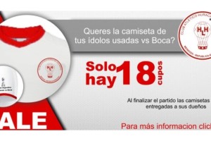 Hurac&aacute;n Las Heras vendi&oacute; las camisetas que usar&aacute;n sus jugadores ante Boca