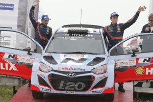 Gran actuación del Hyundai Shell WRT en Polonia