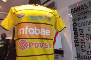 El rival venezolano de River tuvo el patrocinio de un medio argentino