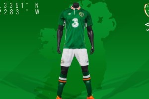 Umbro present&oacute; la camiseta de Irlanda para la EURO2016