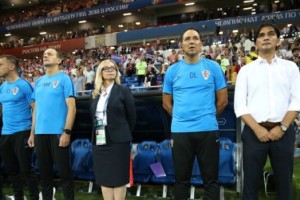 &iquest;Qui&eacute;n es la mujer que ocupa un lugar importante en el banco de suplentes de Croacia?