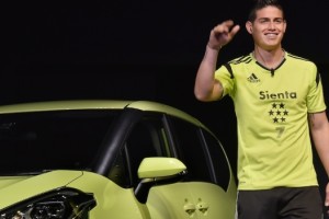James Rodr&iacute;guez es nuevo embajador de Toyota