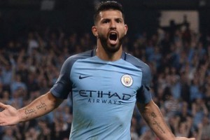 Kun Ag&uuml;ero tiene el mejor promedio de gol de la historia de la Premier League