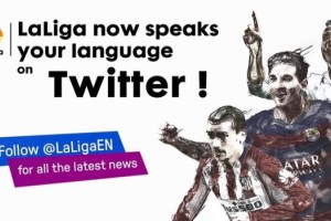 La Liga de Espa&ntilde;a estrena su cuenta de Twitter en ingl&eacute;s