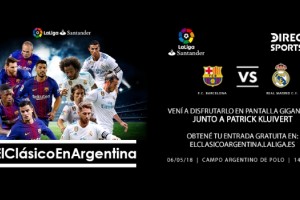 #ElCl&aacute;sicoEnArgentina: FC Barcelona y Real Madrid llegan a Buenos Aires de la mano de Kluivert
